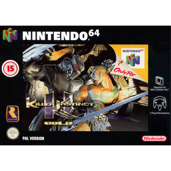 Killer Instinct Gold N64 Game,US Version