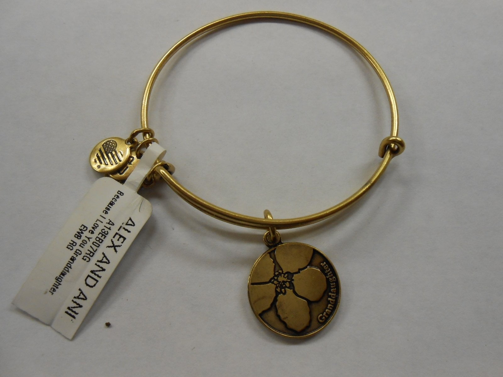 Granddaughter Charm Bangle Russian Gold A13EB07RG