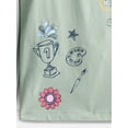 thumbnail image 3 of Wonder Nation Girls Graphic Art Club Tee with Long Sleeves, Sizes 4–18, 3 of 8