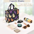 thumbnail image 5 of FORMRS Womens Corduroy Tote Bag Crossbody Shoulder Handbag with Pocket, Purple Halloween Ghosts, 5 of 7