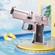 thumbnail image 5 of Juguetes de piscina, juguetes para bebés, juguetes para niños pequeños, juguete de agua bidireccional de doble cabeza y doble cara, juguete de truco, pistola de agua de juguete de plástico con rociado, 5 of 6