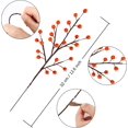 thumbnail image 5 of 10 Pack Artificial Christmas Red Berry Twig Stems, Artificial Burgundy Berry Picks for Xmas Tree Decorations, Valentines, Crafts, Wedding, Holiday Home Decor, 5 of 7