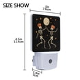 thumbnail image 4 of Yayeee LED Night Light for The Home Plug in With Light Sensors 2 Pack, Black Halloween Dancing, 4 of 6