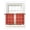 Red, variant on Buffalo Plaid Curtains 45 Inch Length, Sheer Curtains for Bedroom Living Room Window Deep Maroon Farmhouse Gingham Striped Rod Pocket Voile Drapes Kitchen Curtains Small Half Window 42"x45" 2 Panels
