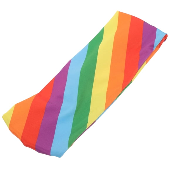 Raindrops Rainbow Headband for Sports and Fitness Made of Fabric Multi Color Keeps You Dry Comfortable during Activities