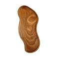 thumbnail image 3 of Centro de mesa de bandeja de madera forma de maní Decoración rústica de bandeja múltiple bandeja de bandeja de comida para el aniversario de la cocina Madera de acacia, 3 of 9
