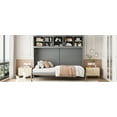 thumbnail image 6 of Newest Queen Size Murphy Bed Wall Bed with Top Cabinets,Gray, 6 of 6