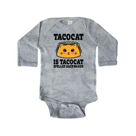 

Inktastic Tacocat is Tacocat Spelled Backwards Cinco De Mayo Gift Baby Boy or Baby Girl Long Sleeve Bodysuit