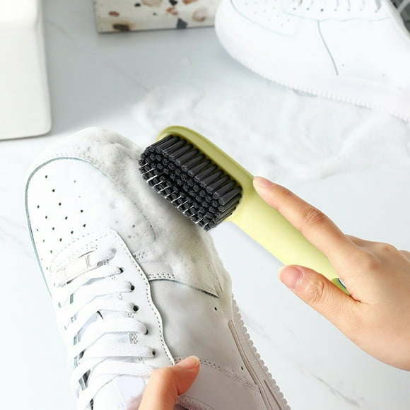 Clearance!TAKTUK Tools,Clashing Color Plastic Shoe Brush Cleaning Brush Set Household Multifunctional Laundry Brush Long Handle Shoe Polish Plastic Tool Brush,Brush Cleaner,Cleaning Supplies,Yellow