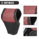 thumbnail image 4 of Funda universal para palanca de cambios de coche, funda para palanca de cambios, funda para palanca de cambios automática, moderna, piel sintética, color negro y rojo vino, 4 of 7