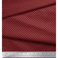thumbnail image 3 of Soimoi Rayon Crepe Fabric Herringbone Small Fabric Prints by Yard 46 Inch Wide, 3 of 3