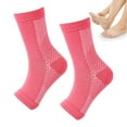 thumbnail image 5 of Neuropathy Socks For Women, Toeless Compression Ankle Socks Open Toe Compression Socks, Ankle Sleeves Socks Foot Compression Sleeves For Running, 5 of 8