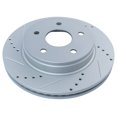 thumbnail image 4 of Geelife Brake Rotor Performance Drilled & Slotted Coated & Ceramic Pad Kit, 4 of 6