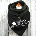 thumbnail image 2 of Foulard Boutonnée Chaude en Coton Imprimé Botanique pour Femmes, 2 of 3