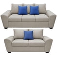 thumbnail image 1 of Sala Modular 3-2 El Bazar Store Islandia Lino nacional Beige Sofá Love seat, 1 of 5