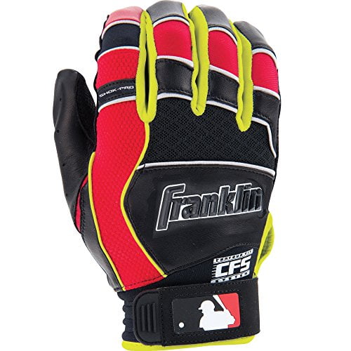 black and yellow batting gloves