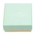 thumbnail image 3 of Xihbxyly Joyero, Elegante Embalaje de Papel Verde Azulado, Caja de Almacenamiento Forrada de Terciopelo, Caja de Regalo para Pulseras, Anillos y Pendientes, Regalo Especial para Fiestas, Regalo para, 3 of 7