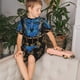 thumbnail image 4 of Balery Wolf Head And Dreamcatcher Conjunto de Pijama Infantil de Manga Corta con Estampado – Ropa de Dormir de Algodón Suave-X-Large, 4 of 6