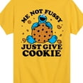 thumbnail image 3 of Sesame Street - Me Not Fussy - Toddler and Youth Short Sleeve Graphic T-Shirt, 3 of 5