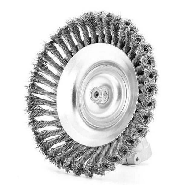 Cuchillas de corte de césped de alta gama, cabezal de corte de alambre de acero duradero de alta calidad para jardines y césped, cabezal de corte de césped universal de 150 mm, diseño de instalación
