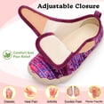 thumbnail image 3 of JOINFREE Women's Slippers Wide Adjustable Non-Slip House Shoes Indoor Outdoor, 3 of 7