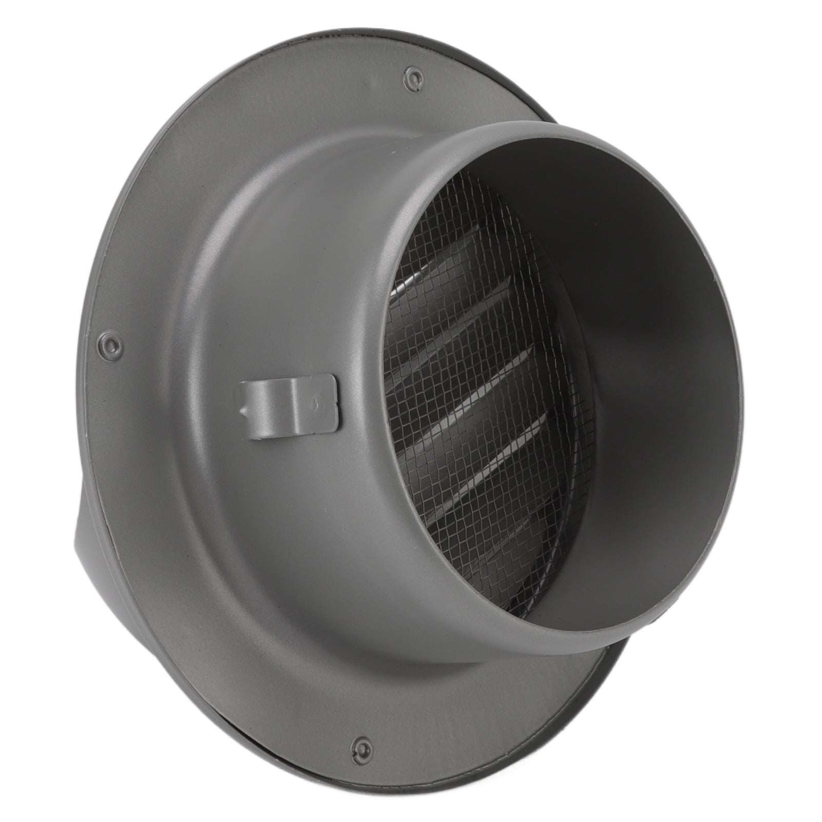 Riousery Stainless Steel Round Air Vent Louvered Cover 5.9 inches / 15 cm Waterproof Windproof External Wall Vent Outlet for Home Ventilation System