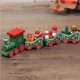 thumbnail image 3 of Matsuzay Decoración de árbol de Navidad de tren pequeño de cuatro secciones de de Navidad El regalo de juguete temático de Navidad perfecto Kits de decoración para fiestas verde Matsuzay HA042992-02, 3 of 6