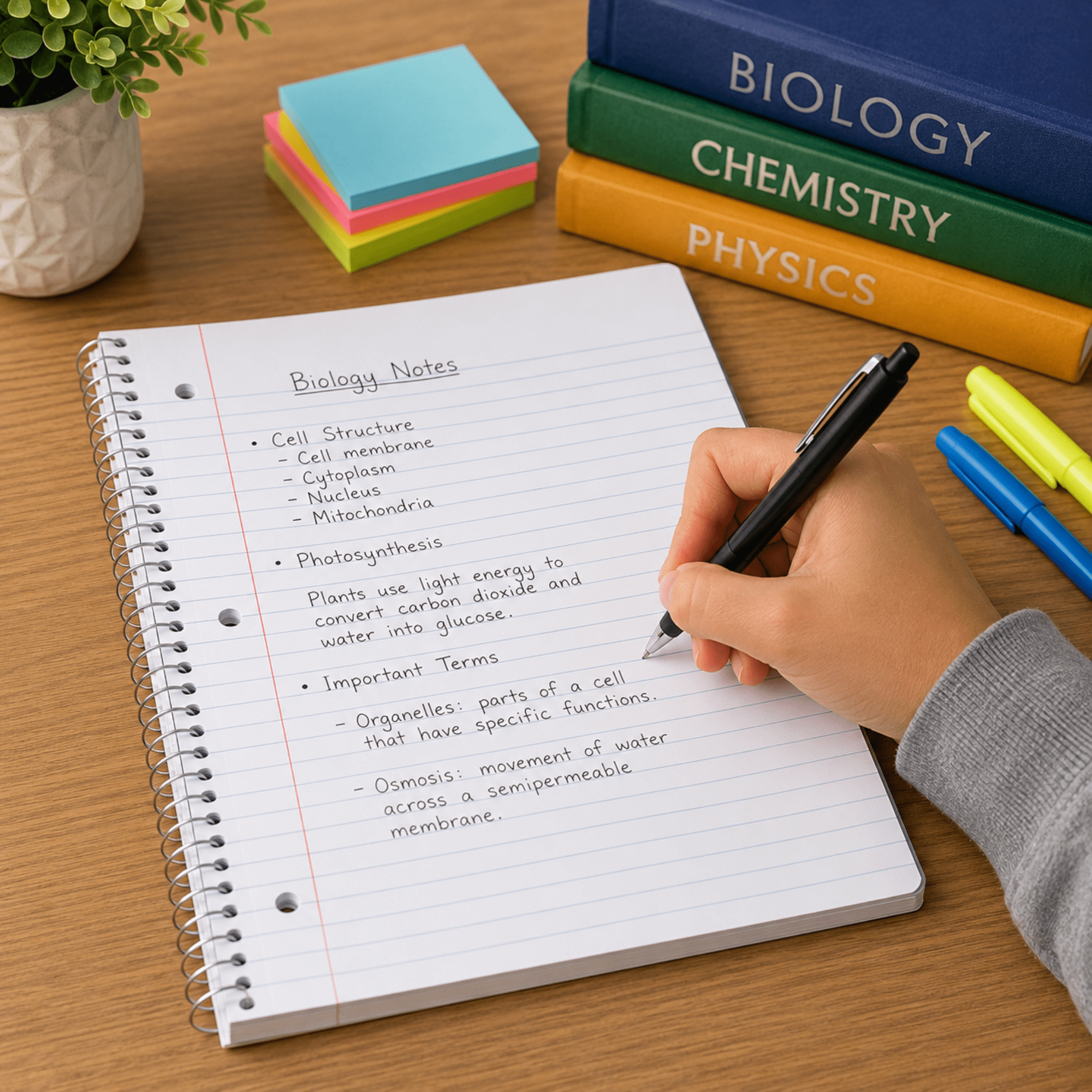 School Supply Boxes | (Color Varies - Blue, Black, Yellow, Red, or Green) College-Ruled 3 Subject Notebooks | 24 Pack | 10.5 IN x 8 IN (120 Sheets) Notebooks for School, Work & Office
