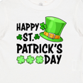thumbnail image 4 of Inktastic Happy St. Patrick's Day Green Hat and Clovers Boys or Girls Baby T-Shirt, 4 of 5