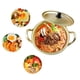 thumbnail image 3 of Ol de de aluminio caliente de espinil Ramyun para estufas de Gas, estufas de cerámica eléctrica, amarillo 22cm perfecl olla de cocina coreana, 3 of 8