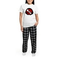 thumbnail image 5 of CafePress - Idive Scuba Shark Jaw Women's Light Pajamas - Women's Short Sleeve Print T-Shirt and Pants Light Cotton Pajama Set, 5 of 7