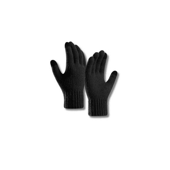 Alpaca Velvet Single Layer Touch Screen Men's Gloves