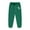Dark Green, variant on Children's Athletic Wear Baggy Sweats Wide Leg Pants Active Jogger Sweatpants Wide Leg Baggy Sweatpants for Sports