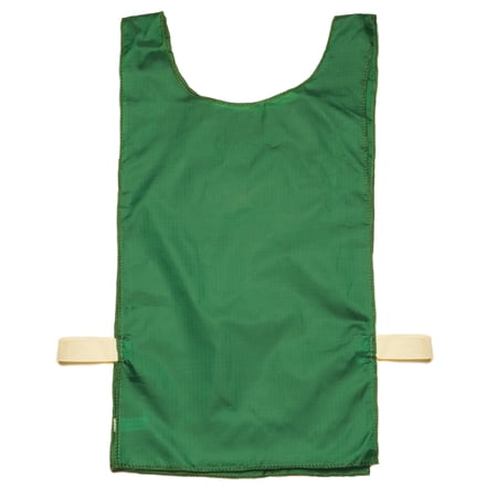 Champion Sports Heavyweight Nylon Pinnie, Pack of 12, Green, Adult