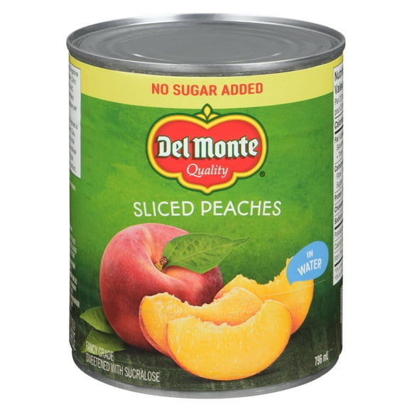 Del Monte® In Water Peach Slices, 796 mL