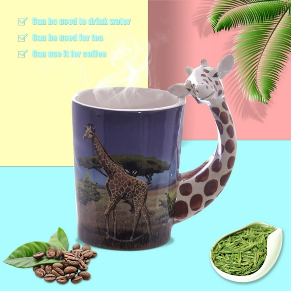 BCZHQQ Handcrafted Ceramic Mug | Unique Stereo Vision Design | Perfect Couple's Cups for Coffee & Tea Lovers | Gift Ready