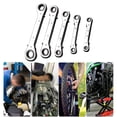 thumbnail image 2 of 5pcs Double 12-point Ratchet Wrench Set Dismountable Repair Spanner Tool 6-21mm, 2 of 10