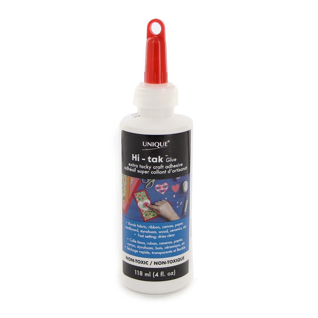 HI-TAK Glue, Extra Tacky Craft Adhesive - 118ml (4 fl. oz), 118 mL