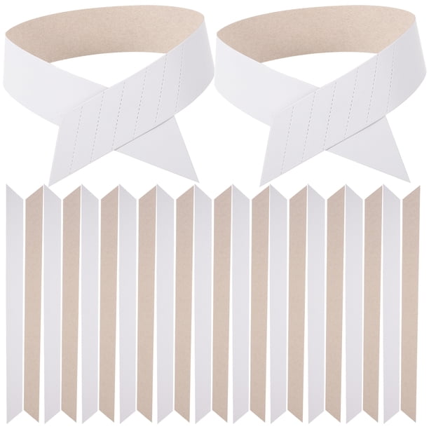 100 unidades de soportes de papel para cuellos de camisa, fijadores de cuellos de papel para camisas
