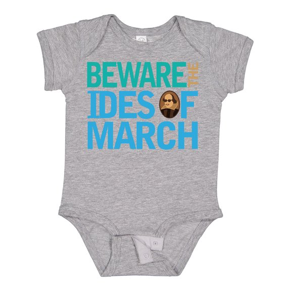 Inktastic Julius Caesar Ides of March Boys or Girls Baby Bodysuit