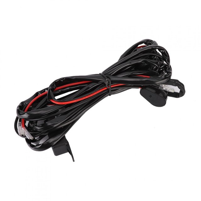 Long Strip Lights Wire Set,300CM LED Light Bar Work Lamp Switch Wire Set Car LED Light Bar Cable Top of the Line