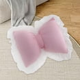 thumbnail image 6 of deevoka Bow Pillow Breathable Cute Creative Car Backrest Cushion for Office Bed Sofa Pink, 6 of 9