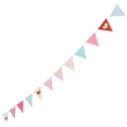 thumbnail image 5 of FELTECHELECTR Triangle Pennant Flags Banner 1Set Assorted Color 79X6.5X5.9In For Indoor and Outdoor Parties, 5 of 8