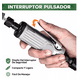 thumbnail image 2 of Amoladora Neumática Juego De Mototool Mini Taladro Esmeril Con Accesorios Mototool De Aire Esmeriladora Neumática Profesional Para Pulir Lijar Perforar Cortar Grabar BOWOSHEN, 2 of 5