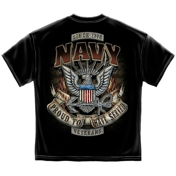 Erazor Bits - US Navy Proud To Have Served T-Shirt - Walmart.com ...