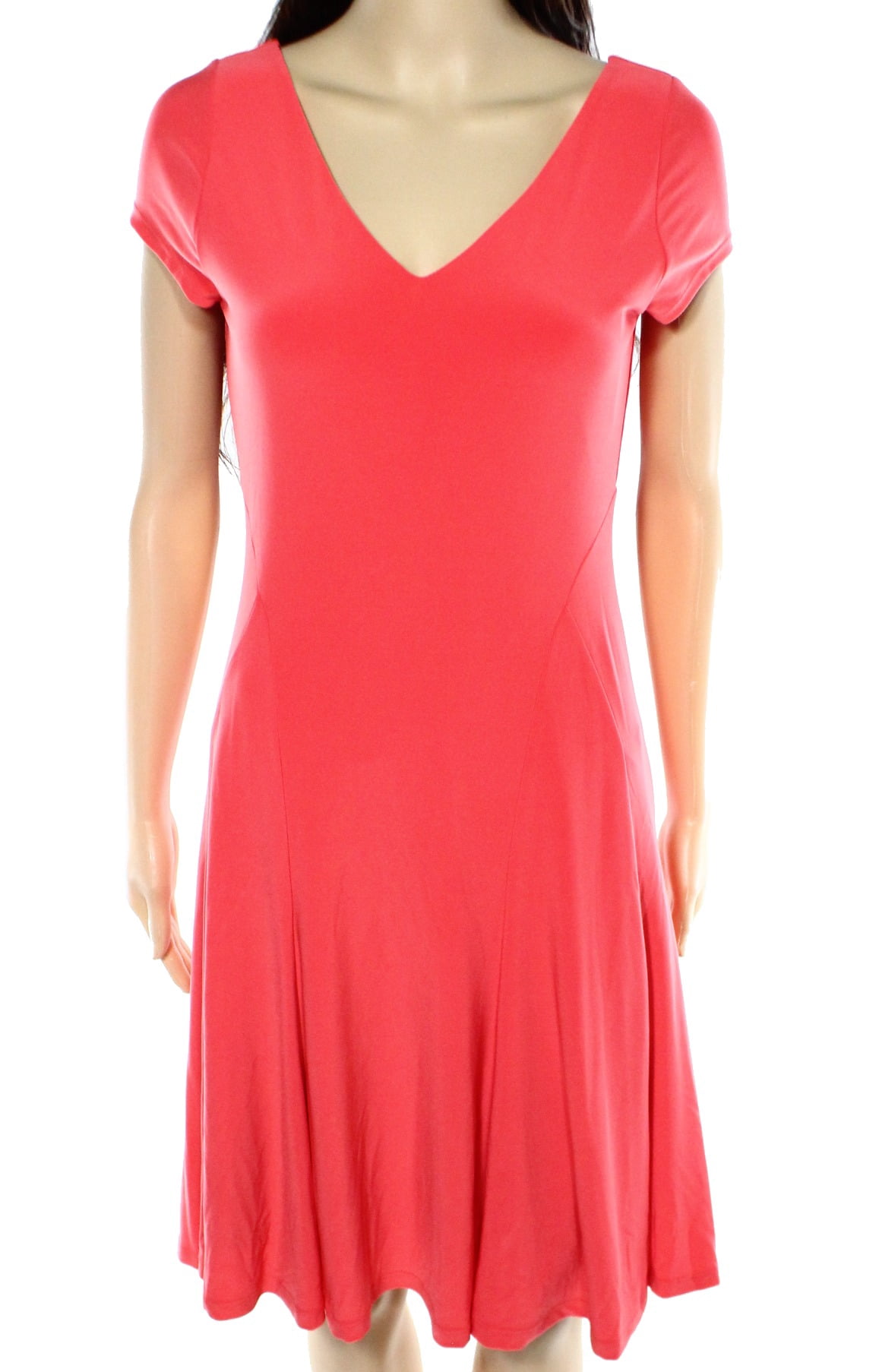 ralph lauren coral dress