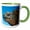 Green/White, variant on 3drose, Marine Iguana, Galapagos Islands, Ecuador, 15oz Mug