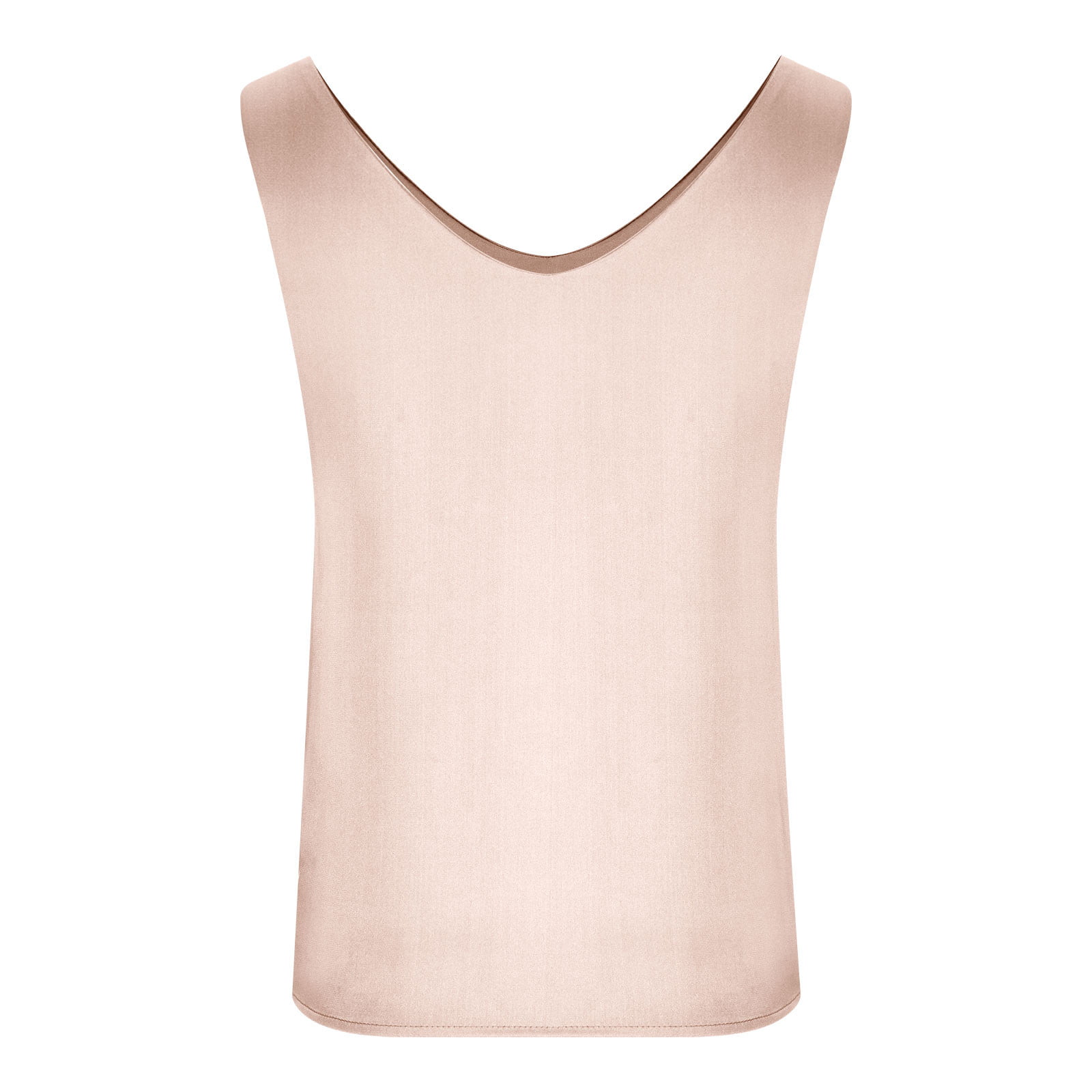 BLENCOT Tank Tops for Women V Neck Silk Summer Satin Sleeveless Blouse  Basic Camisole Shirts S-XXL at  Women’s Clothing store
