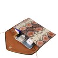 thumbnail image 6 of Modern Fancy Vegan Leather Crossbody Snake Skin Pattern Wallet Clutch Purses for Women, 6 of 7