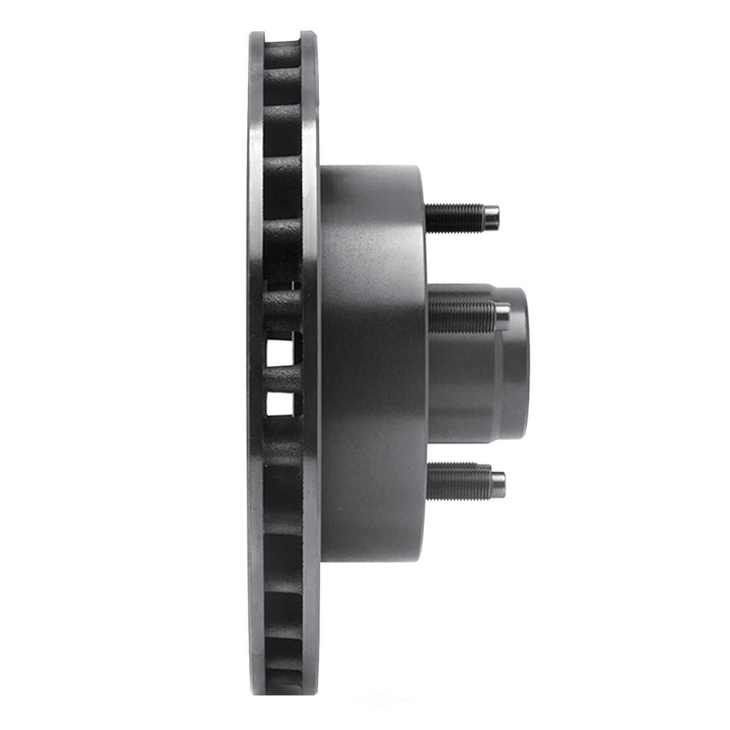 Dynamic Friction Company 633-54138R DFC Brake Rotor - Drilled And Slotted - Black